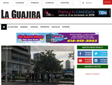 Tablet Screenshot of periodicolaguajira.com